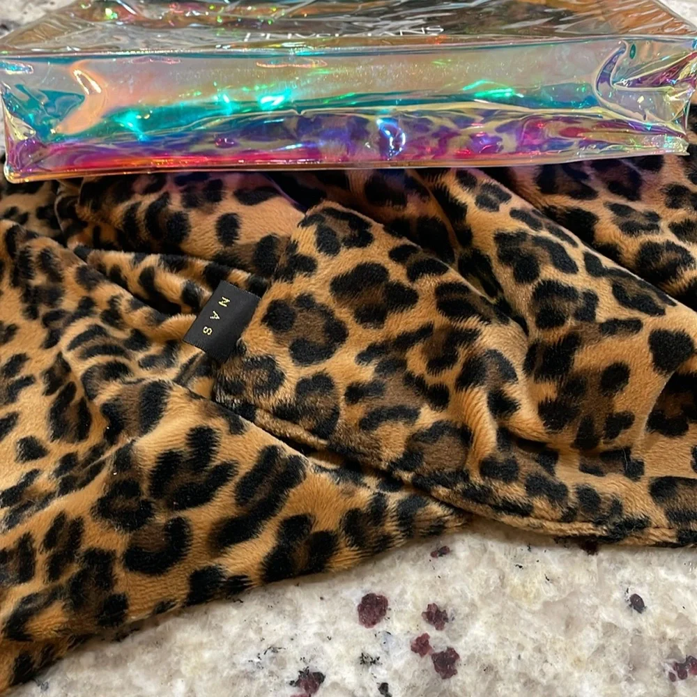 🤍 Physicians Formula Iridescent Clear see through CUTE Cosmetic Bag 10”x 7”